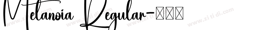 Metanoia Regular字体转换